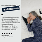 Oreiller ergonomique pour cervicales