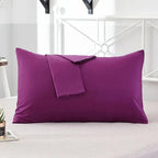 1 Pc Solid Color Peach Skin Pillowcase Plain Bedding Pillow Cover Minimalist Rectangular Sleep Cushion Case for Bedroom Hotel Sommea-paris