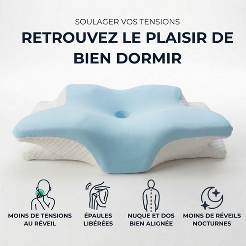 Oreiller cervical moelleux